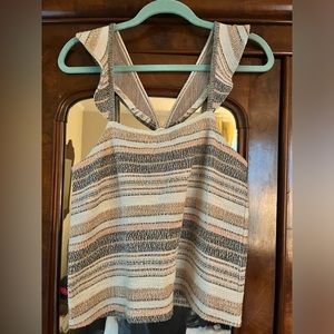 Madewell striped tank top